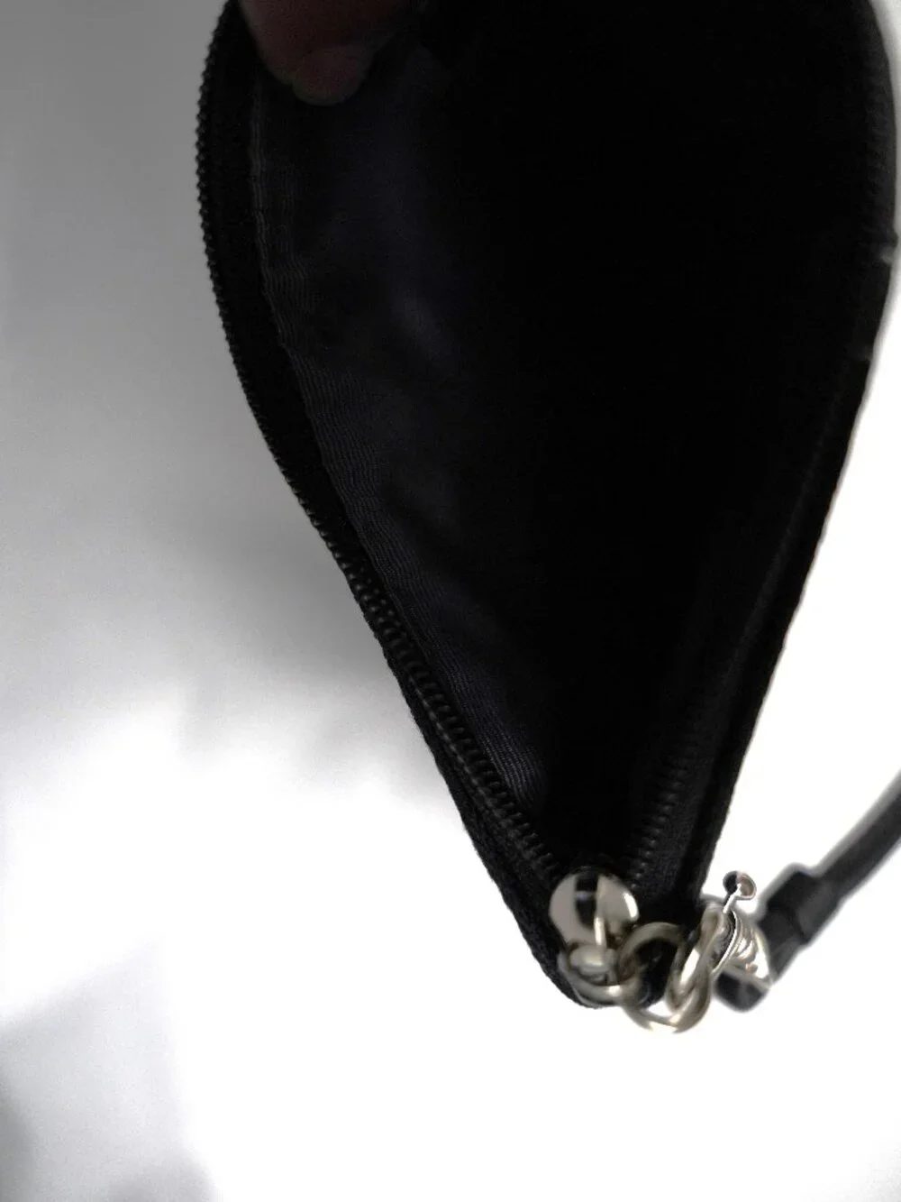 Coach Black Signature Wristlet Wallet Zipped Handbag With Hangtag  NWOT
